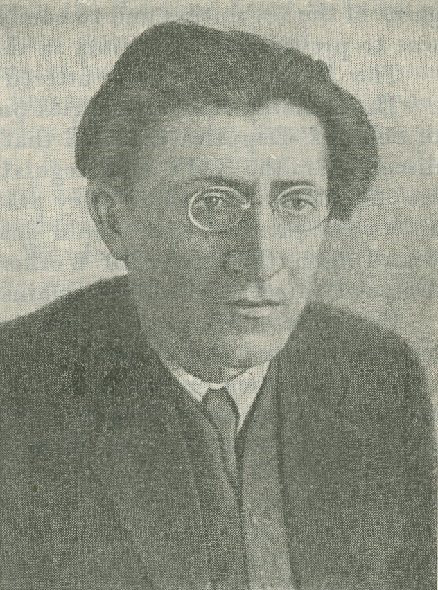 Illustrated portrait of V. A. Avanesov