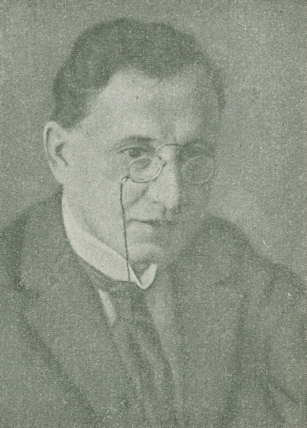 Illustrated portrait of S. M. Uritsky